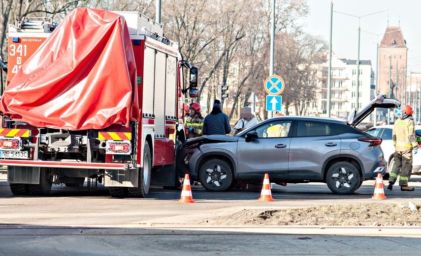 To się ogląda Zderzyli się z wozem strażackim