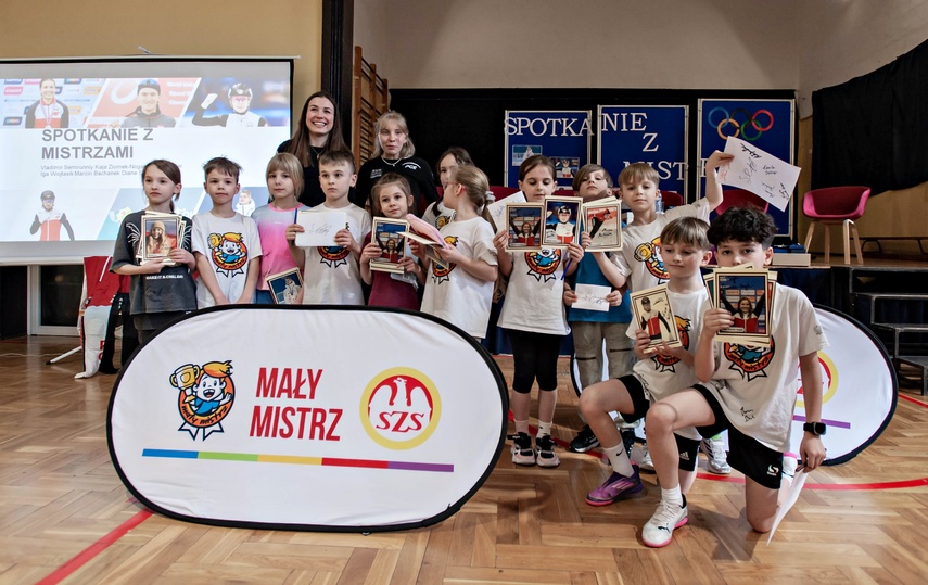 Olimpijczycy przepytani przez uczniów zdjęcie nr 344869