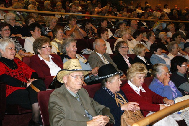 Sala była wypełniona do ostatniego miejsca