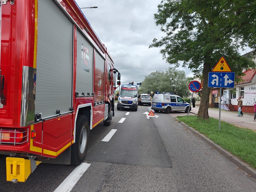 Zderzenie trzech aut na Ogólnej zdjęcie nr 351140