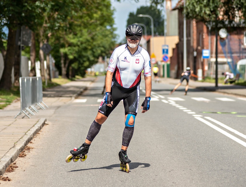 Ścigali się na szosie i rolkach. Road Race w Elblągu zdjęcie nr 351548