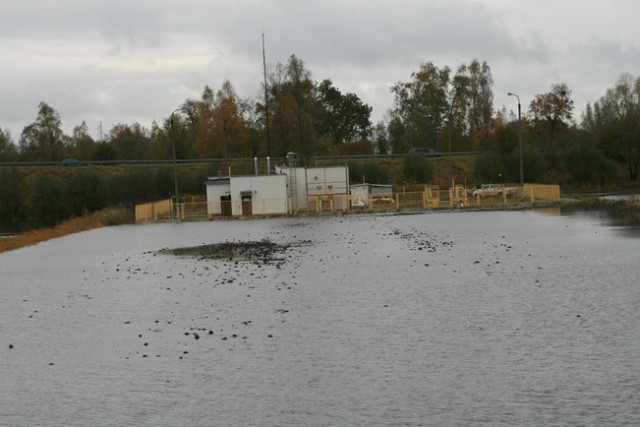 Okolice wiaduktu wyjazdowego na Malbork.