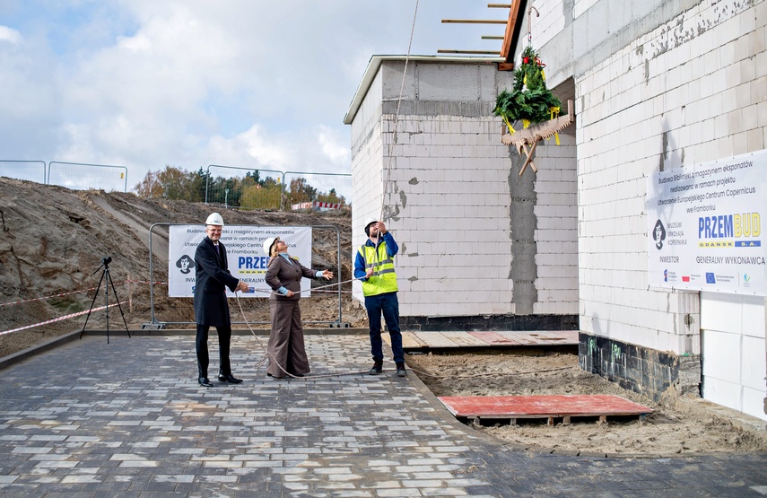 Wiecha na budowie Europejskiego Centrum Copernicus zdjęcie nr 355597