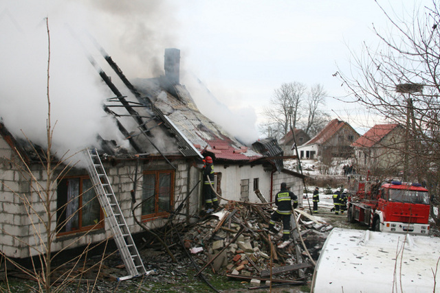 Pożar w Kępkach zdjęcie nr 30218