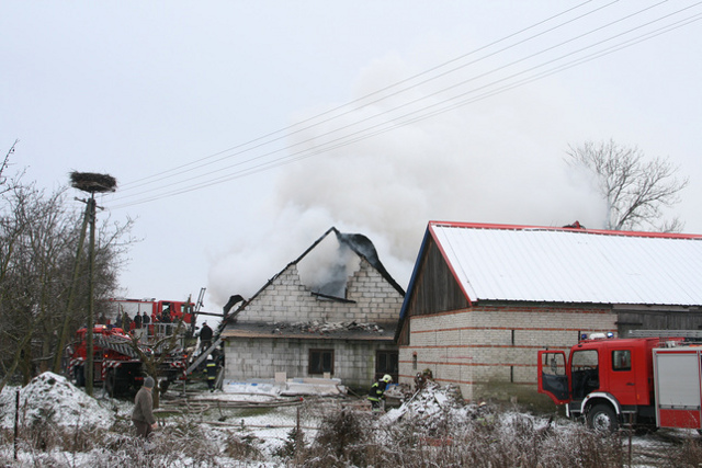 Pożar w Kępkach zdjęcie nr 30209