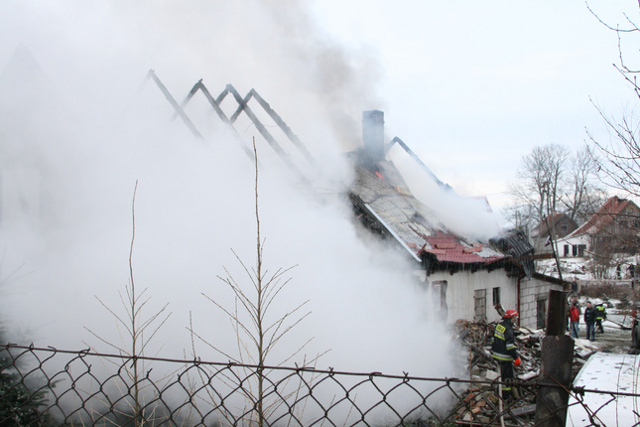Pożar w Kępkach zdjęcie nr 30215