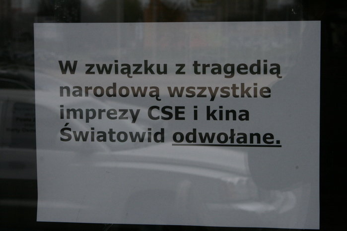 Elbląg w żałobie zdjęcie nr 33581