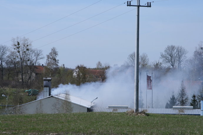 Pożar lakierni zdjęcie nr 34230
