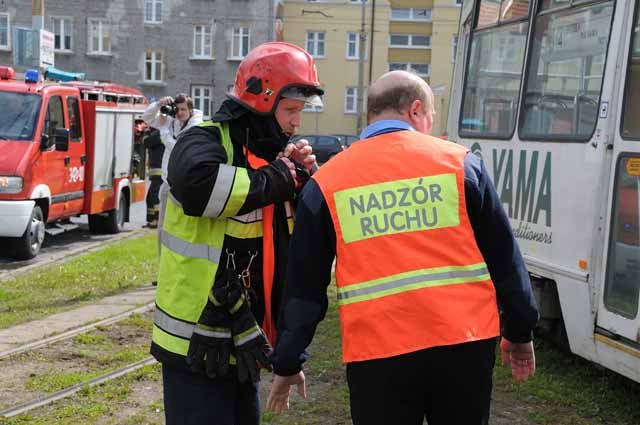 Zderzenie dwóch tramwajów - ćwiczenia zdjęcie nr 35280