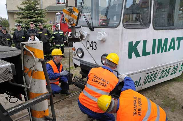 Zderzenie dwóch tramwajów - ćwiczenia zdjęcie nr 35286