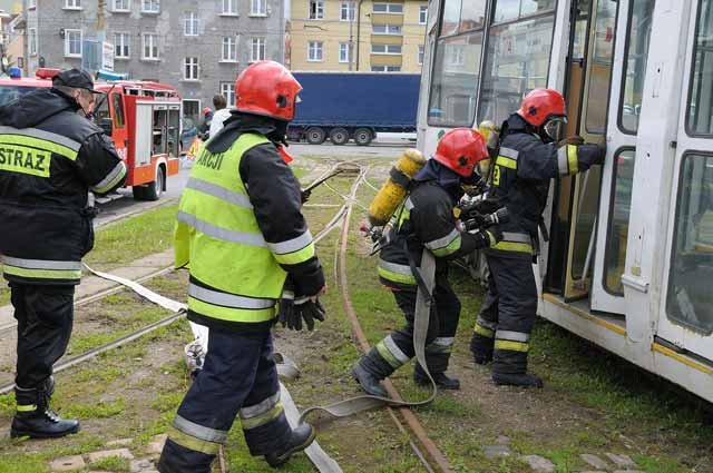 Zderzenie dwóch tramwajów - ćwiczenia zdjęcie nr 35282