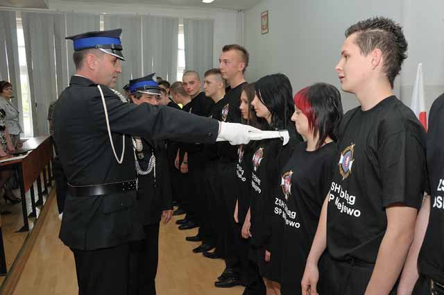 Młodzieżowa Drużyna Pożarnicza przy ZSH w Elblągu - inauguracja działalności zdjęcie nr 35342