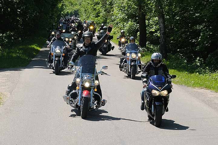 Elbląg Zlot motocyklistów w Nadbrzeżu