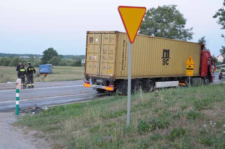 Śmiertelny wypadek w Komorowie Żuławskim zdjęcie nr 37486