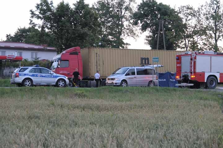 Śmiertelny wypadek w Komorowie Żuławskim zdjęcie nr 37491