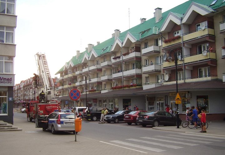 Akcja strażaków przy Bałuckiego zdjęcie nr 37499