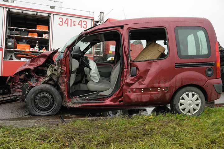 Wypadek między Jegłownikiem a Gronowem zdjęcie nr 37799