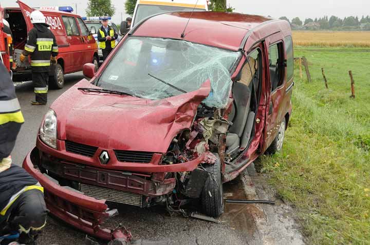 Wypadek między Jegłownikiem a Gronowem zdjęcie nr 37797