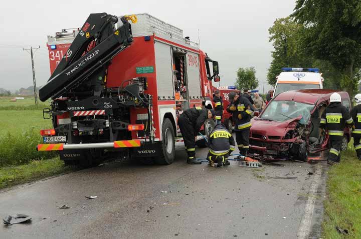 Wypadek między Jegłownikiem a Gronowem zdjęcie nr 37796