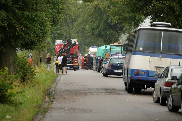 Elbląg Wypadek między Jegłownikiem a Gronowem