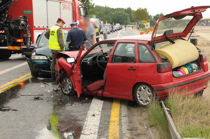 Wypadek na "siódemce" zdjęcie nr 37991
