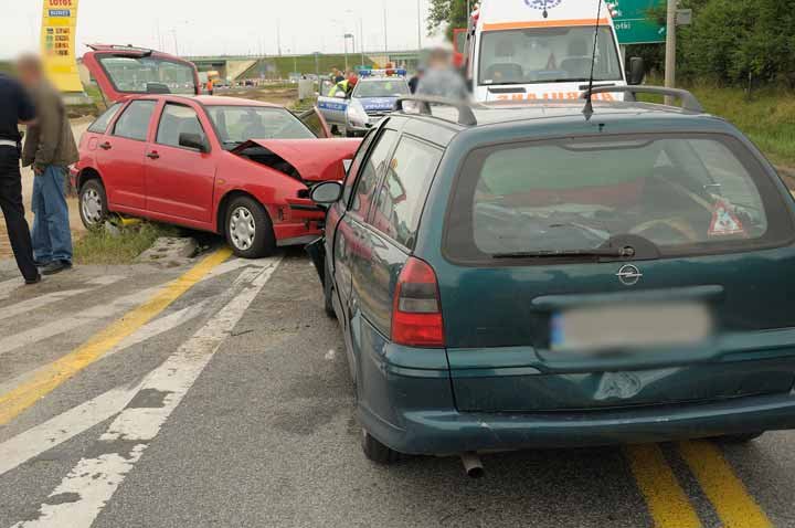 Wypadek na "siódemce" zdjęcie nr 37994