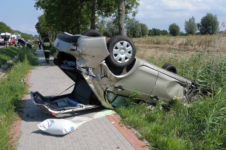 Wypadek w Kazimierzowie zdjęcie nr 38066