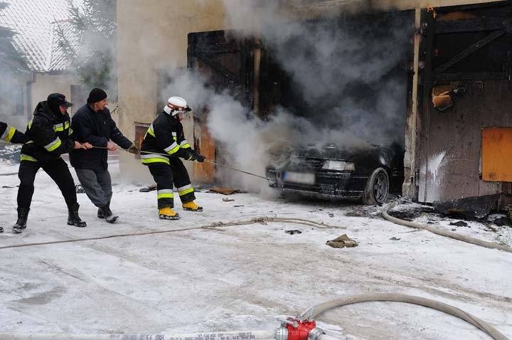 Pożar w Karczowiskach Górnych zdjęcie nr 41326