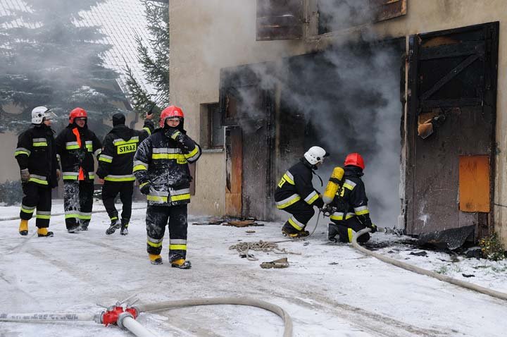 Pożar w Karczowiskach Górnych zdjęcie nr 41325