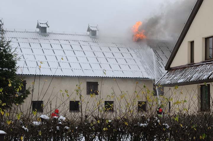 Pożar w Karczowiskach Górnych zdjęcie nr 41323