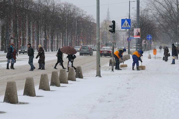 Do Elbląga zawitała śnieżna zima zdjęcie nr 41352