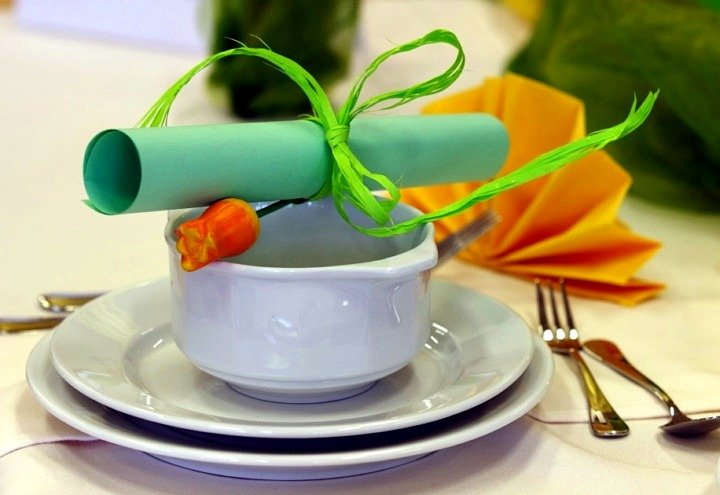 Elbląg Stoły wielkanocne w gastronomiku