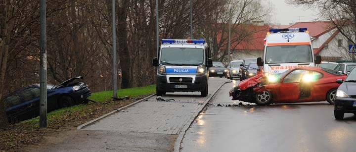 Wypadek na Kościuszki zdjęcie nr 43521