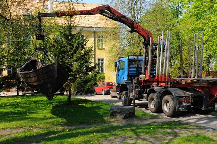 Replika łodzi Św. Wojciecha w elbląskim muzeum zdjęcie nr 43828