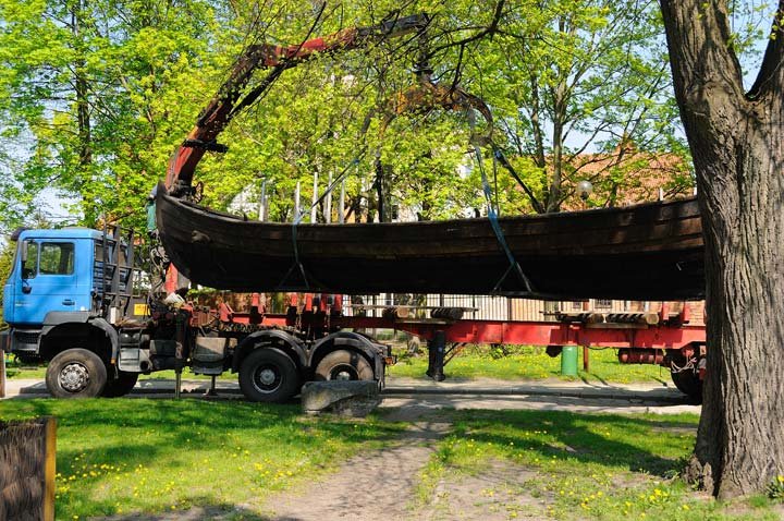 Replika łodzi Św. Wojciecha w elbląskim muzeum zdjęcie nr 43827
