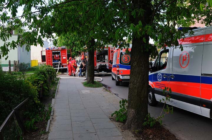 Pożar na Komeńskiego zdjęcie nr 44056