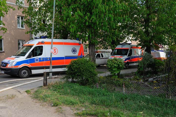 Pożar na Komeńskiego zdjęcie nr 44060