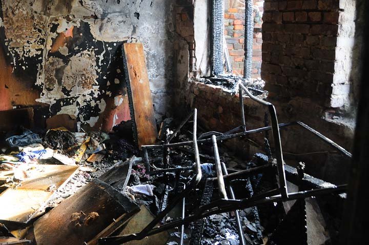 Pożar na Komeńskiego zdjęcie nr 44067
