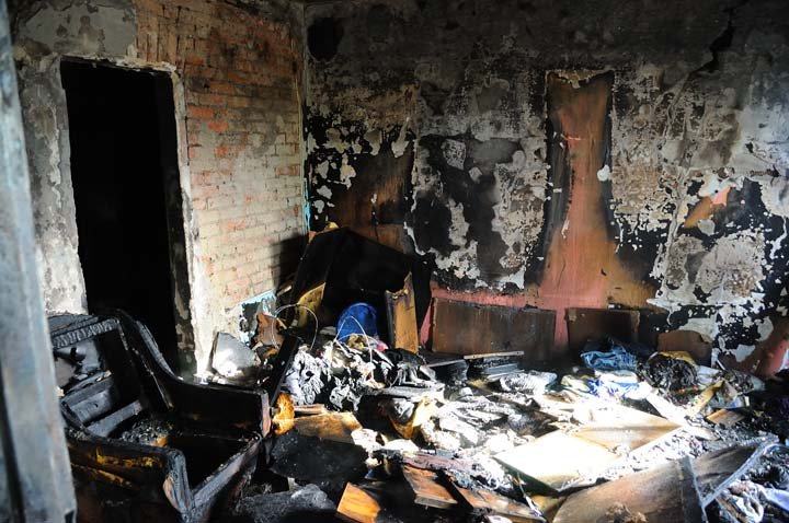 Pożar na Komeńskiego zdjęcie nr 44066