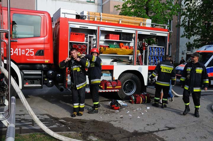 Pożar na Komeńskiego zdjęcie nr 44061