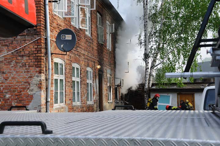 Pożar na Komeńskiego zdjęcie nr 44055