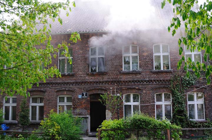 Pożar na Komeńskiego zdjęcie nr 44052