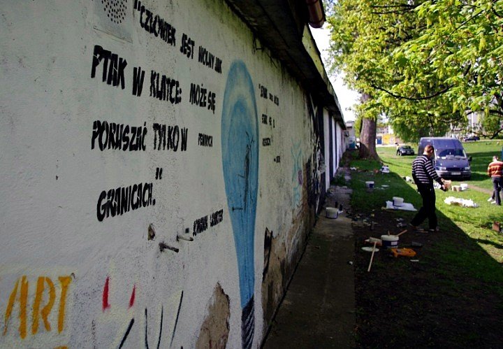 Street Art rozpoczęty zdjęcie nr 44090