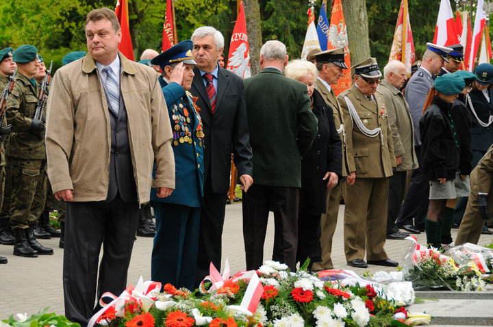 Elbląg Obchody 66. rocznicy zakończenia II wojny światowej
