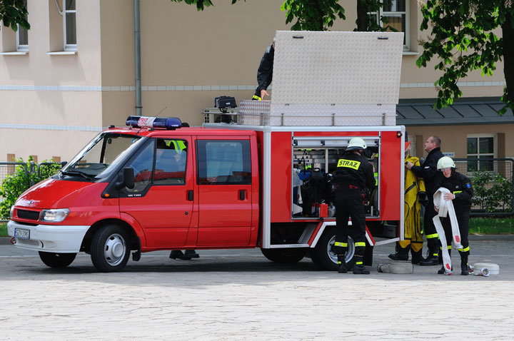 Ćwiczenia strażackie na terenie elbląskiego browaru zdjęcie nr 45479