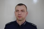 39 - st. asp. Maciej Jemielita, Posterunek Policji w Młynarach