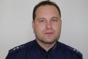 37 - asp. Sławomir Łowczak, posterunek Policji w Młynarach