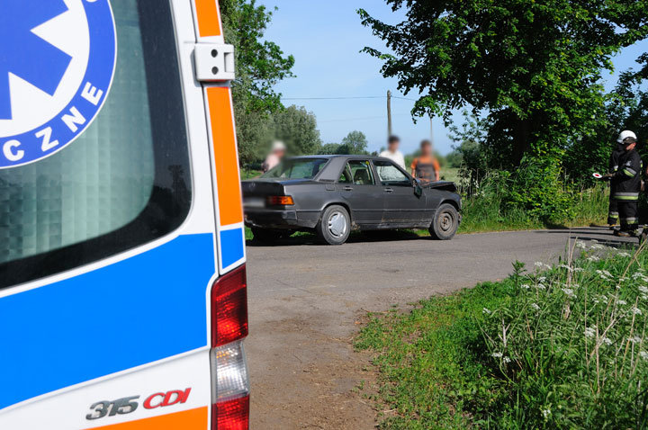 Elbląg Zderzenie między Jegłownikiem a Gronowem Elbląskim