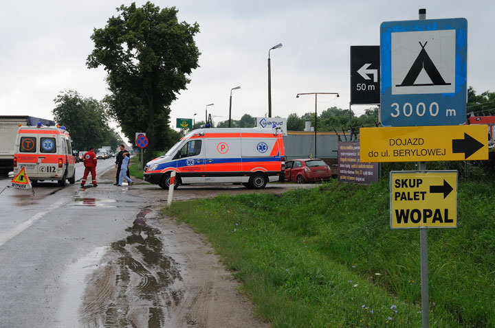 Wypadek na Pasłęckiej zdjęcie nr 47292