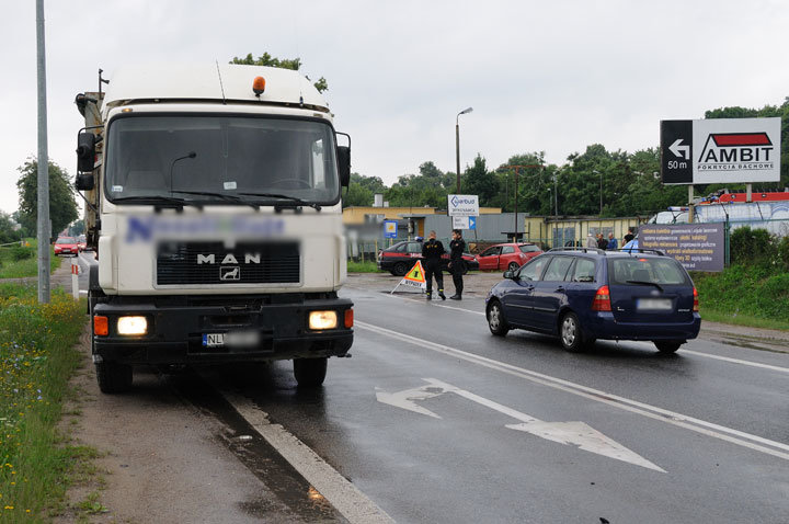 Wypadek na Pasłęckiej zdjęcie nr 47291